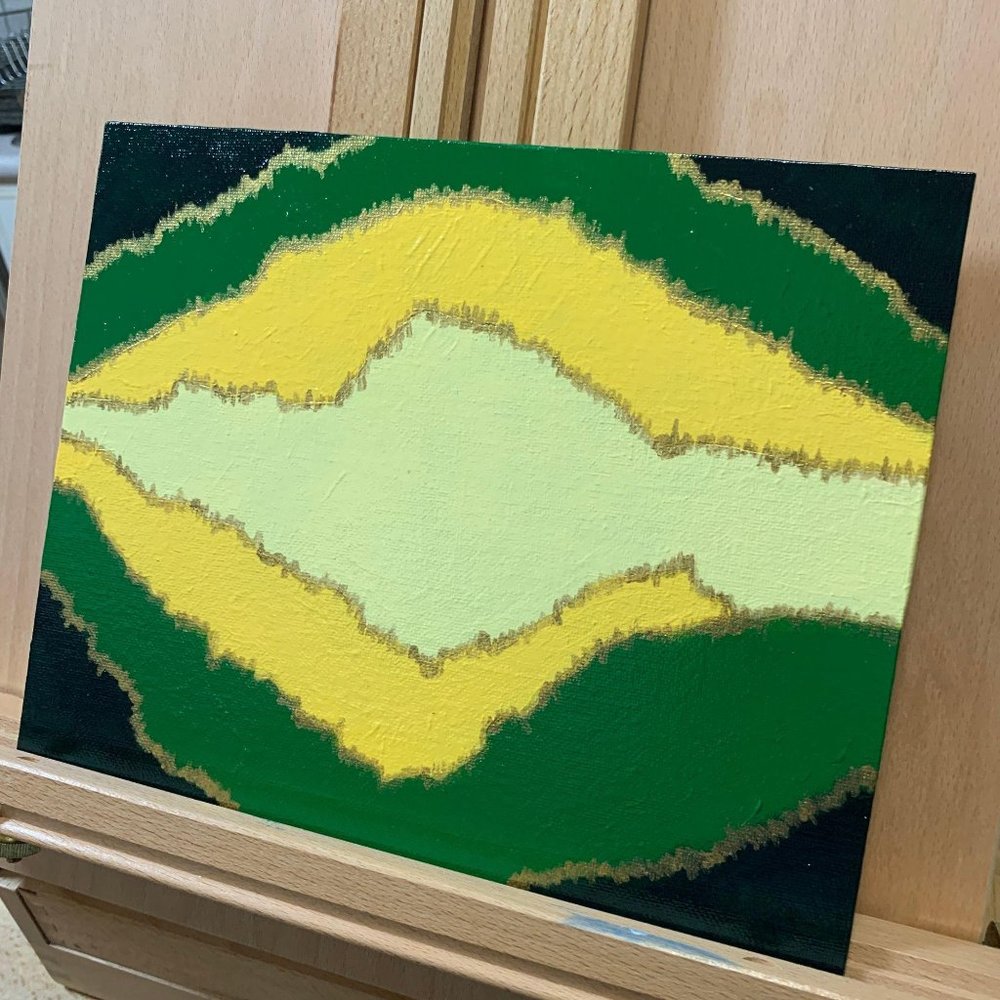 Eye of the Tiger Original Acrylic Painting 8x10"